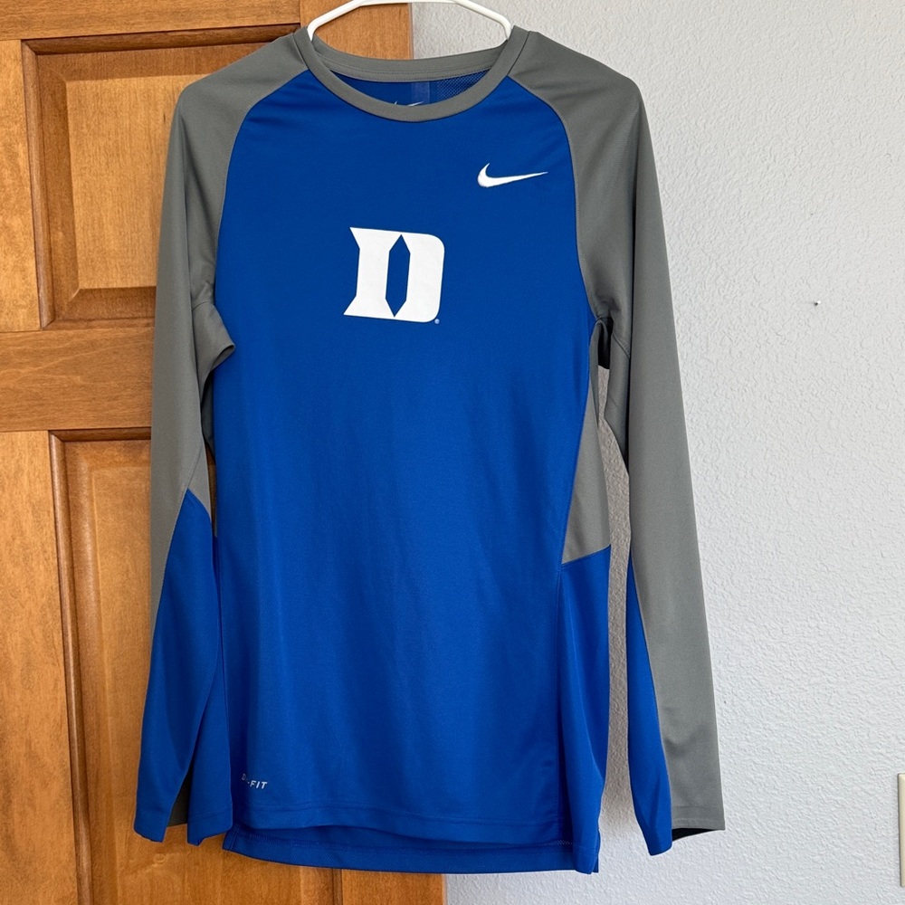 Nike Duke Blue and Gray Athletic Shirt
